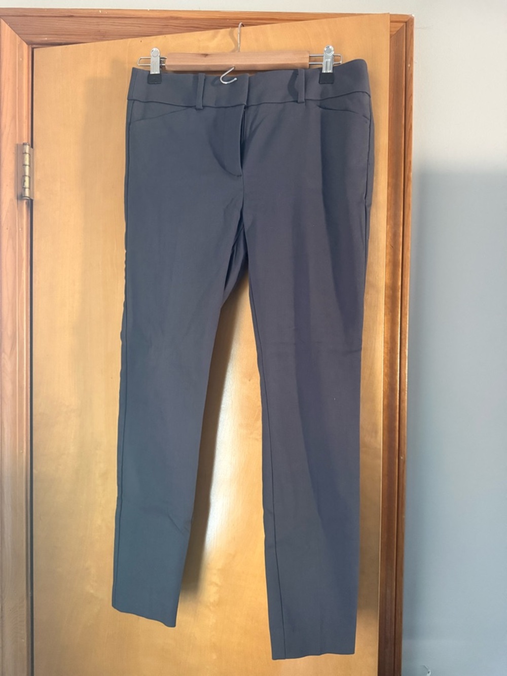 LOFT Petites Marisa Pants in Charcoal Gray